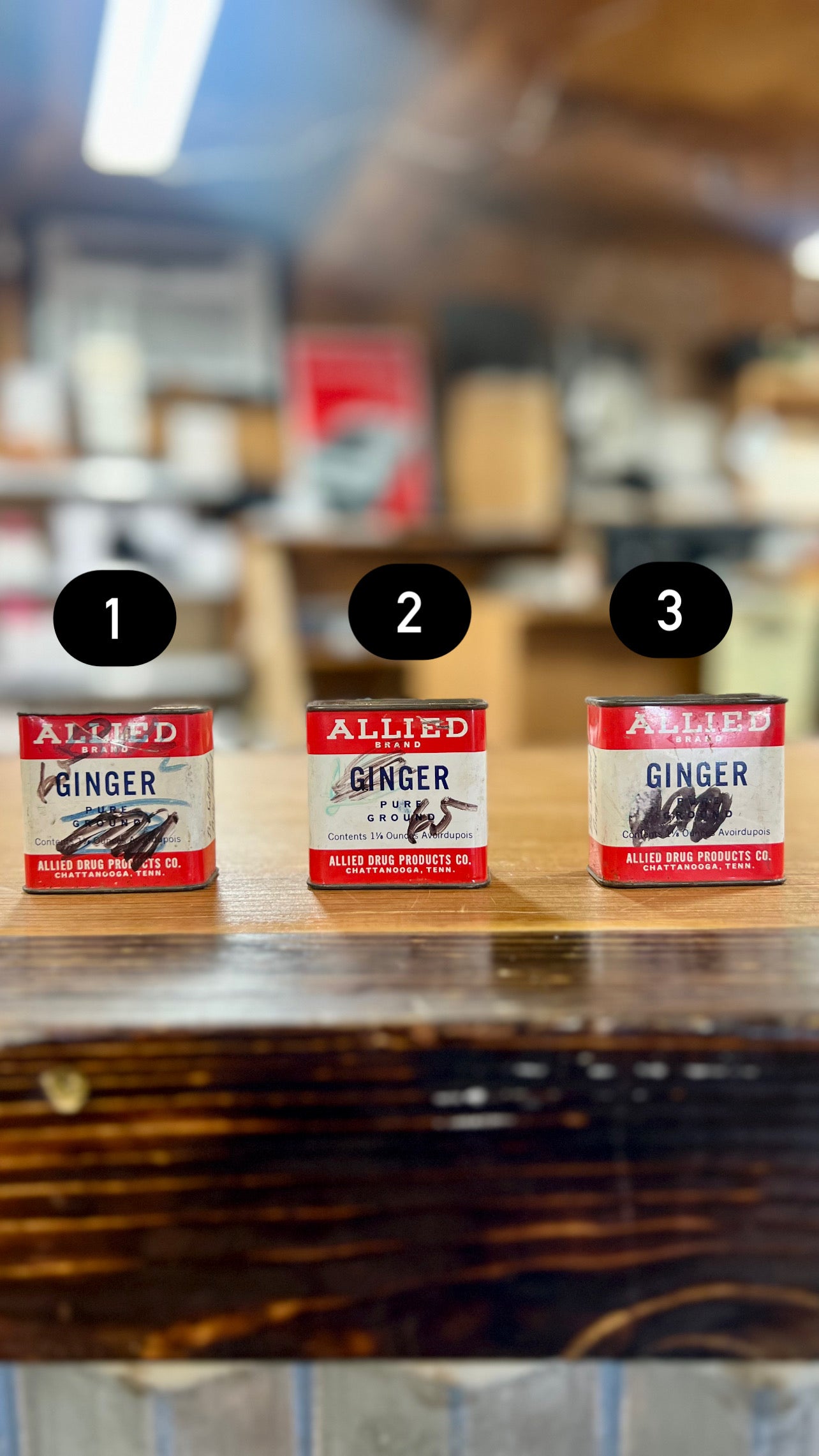 Vintage Allied Ginger Can