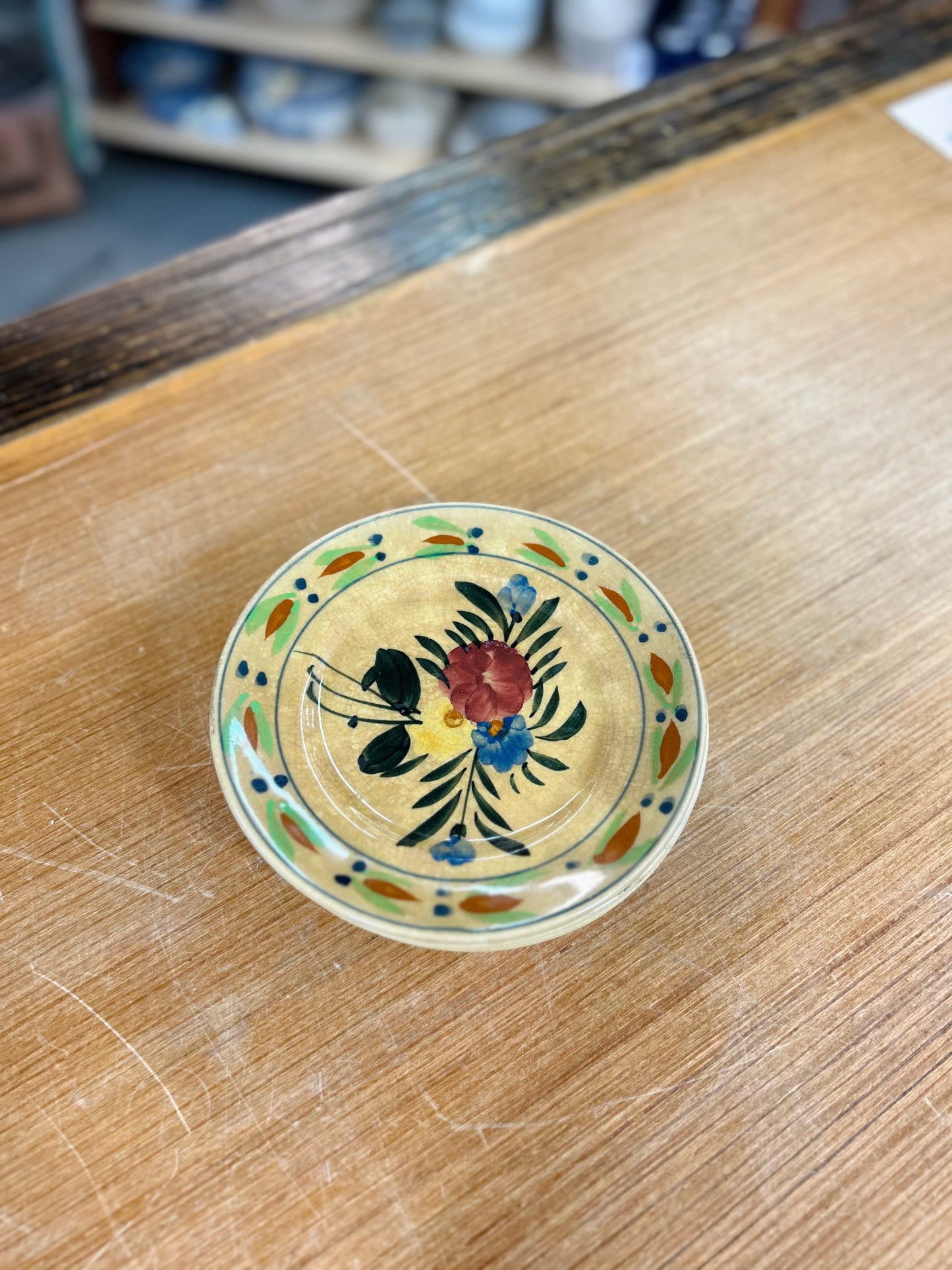 Vintage Hand Painted Japan Set of 5 Plates