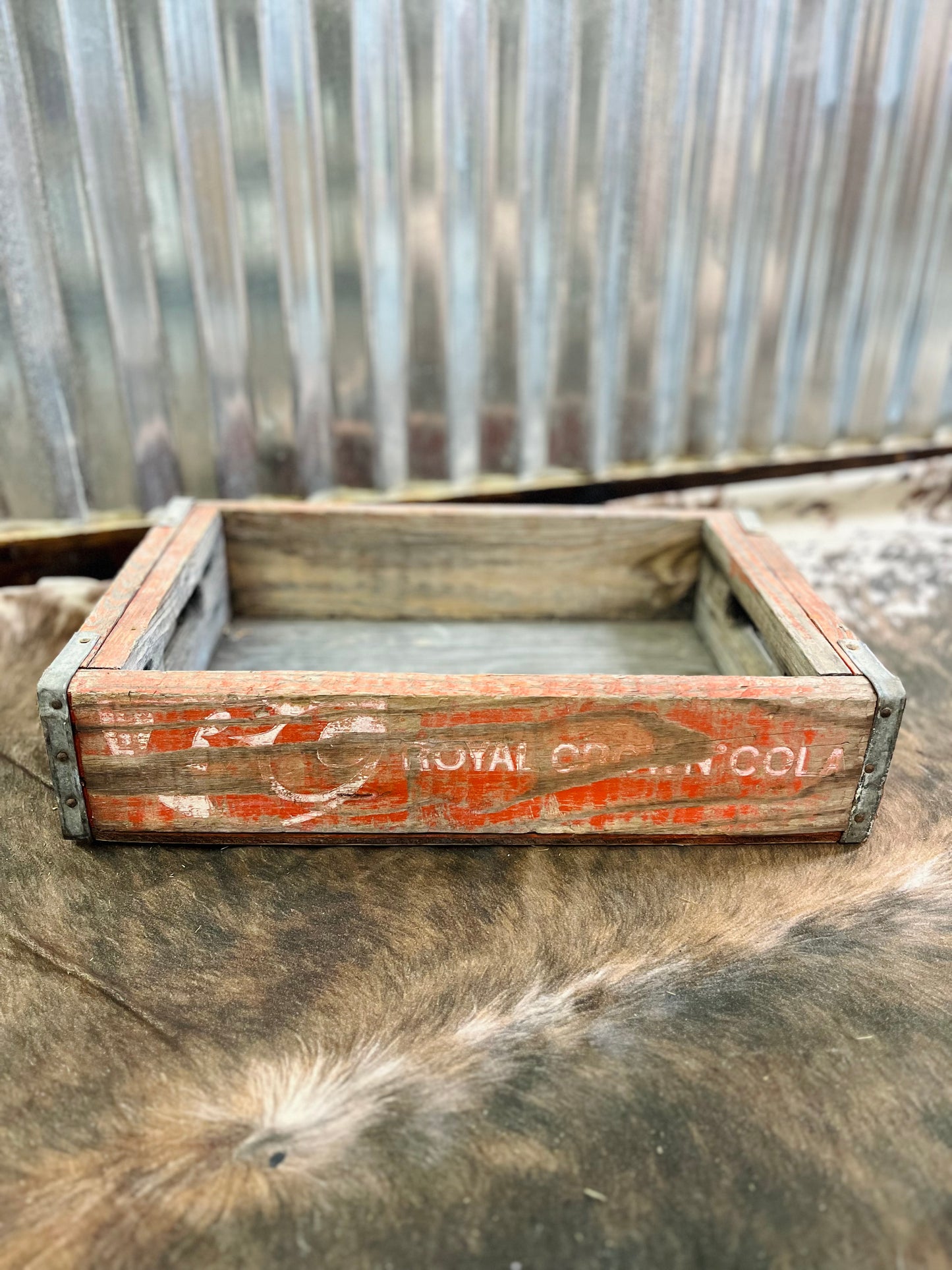 Vintage 1974 "RC" Royal Crown Cola Crate