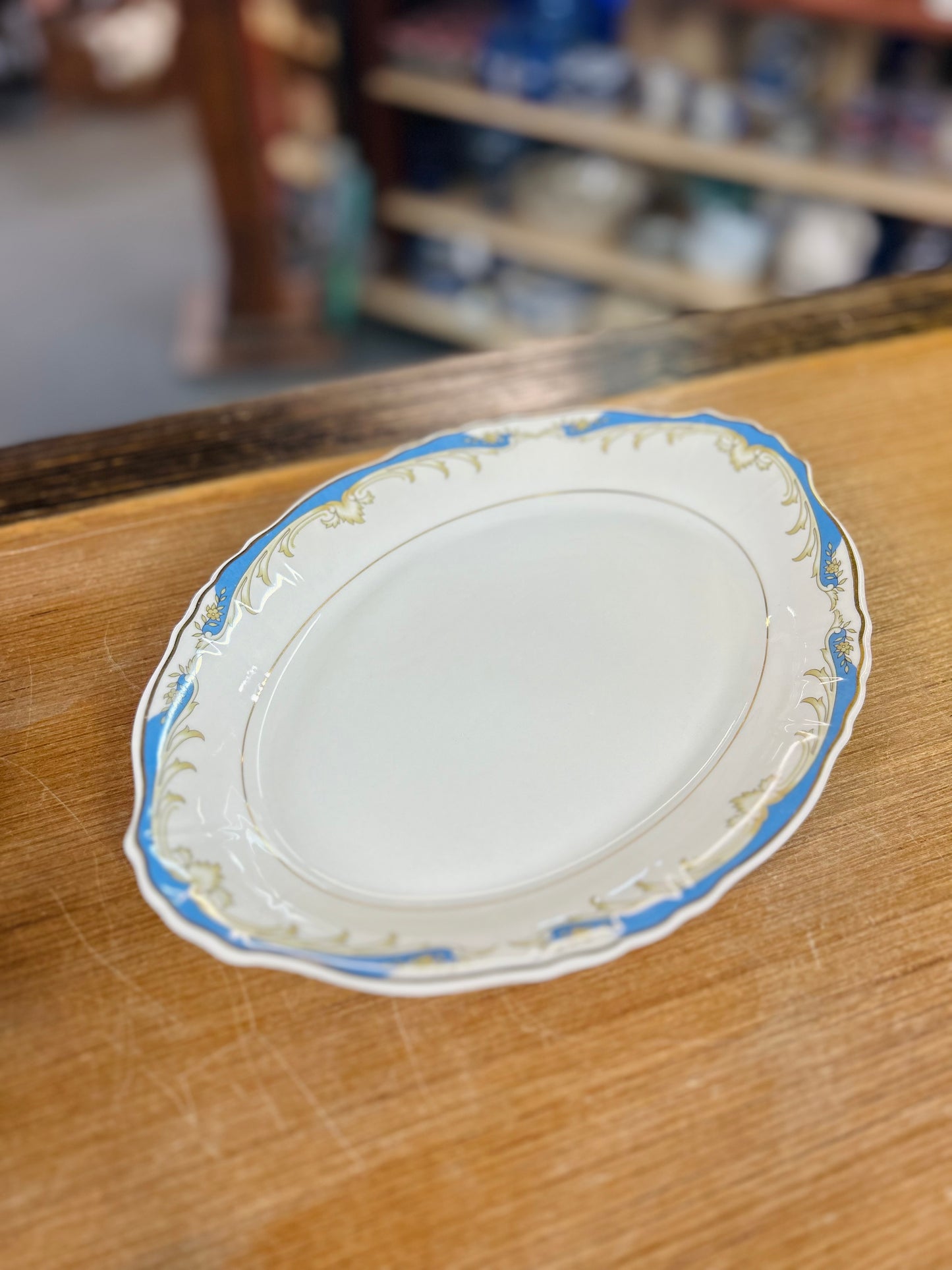 Vintage Syracuse China Carvel Pattern Oval Platter