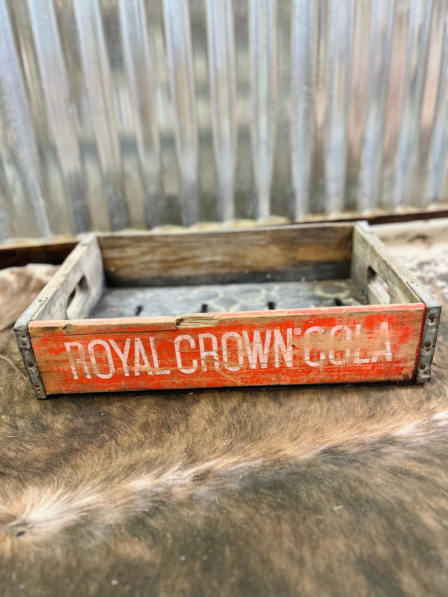 Vintage Royal Crown Cola Crate