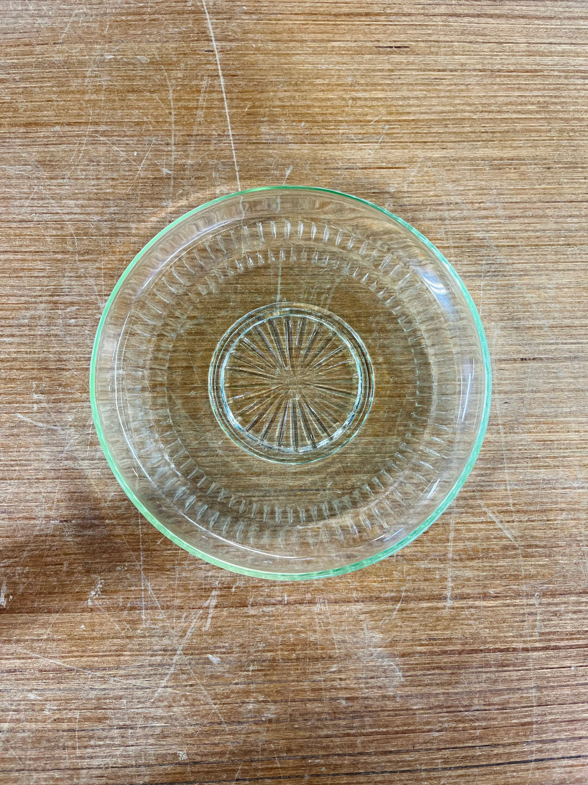 Vintage Uranium Glass Plate