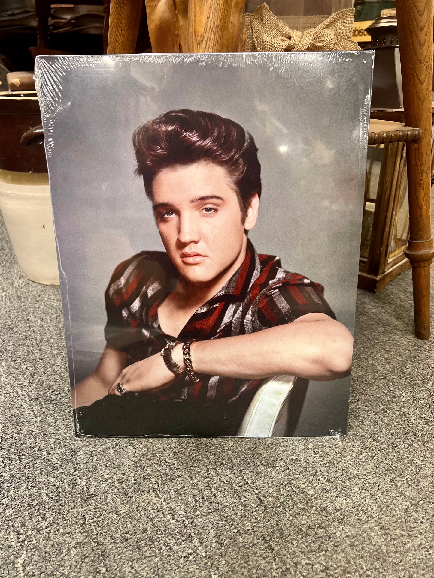 Elvis Presley Portrait Metal Sign
