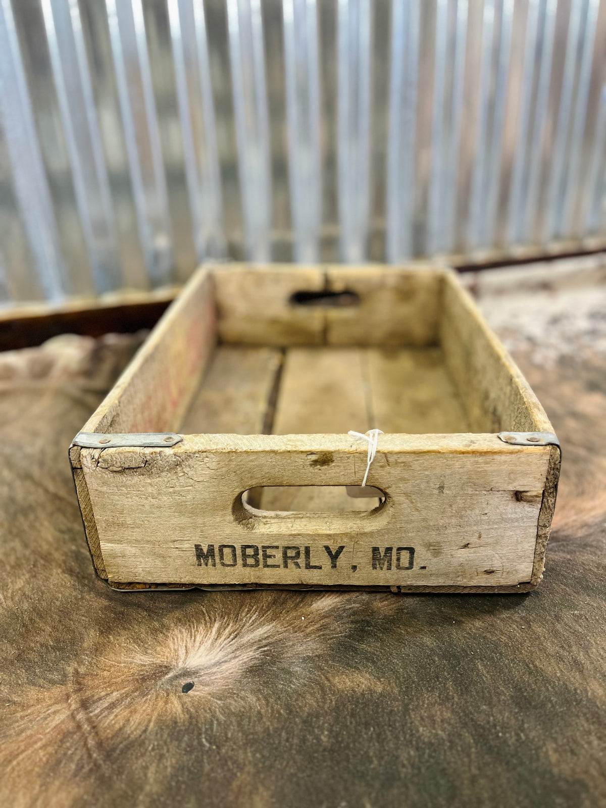 Vintage Double Cola Wooden Crate