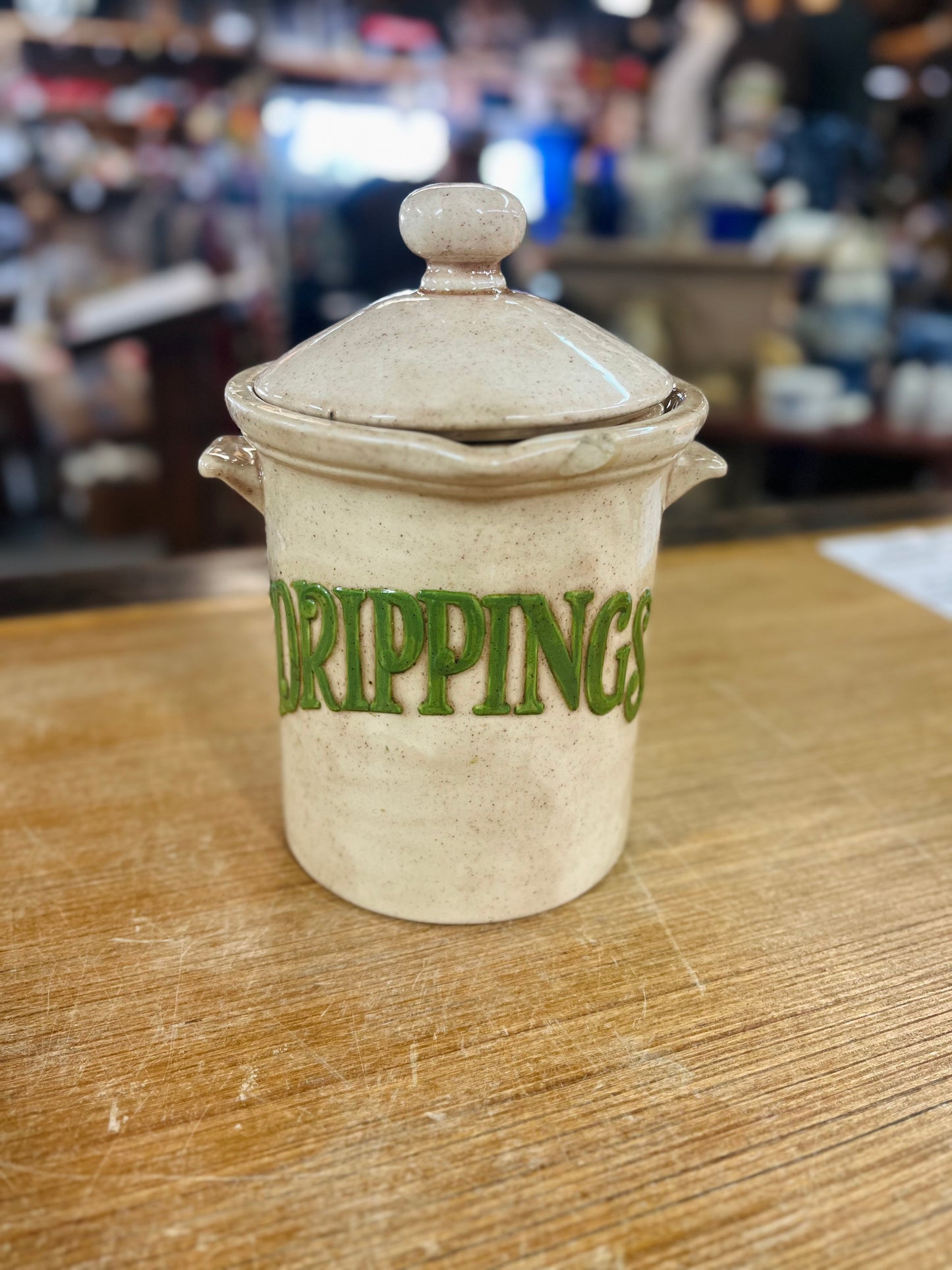 Vintage Drippings jar