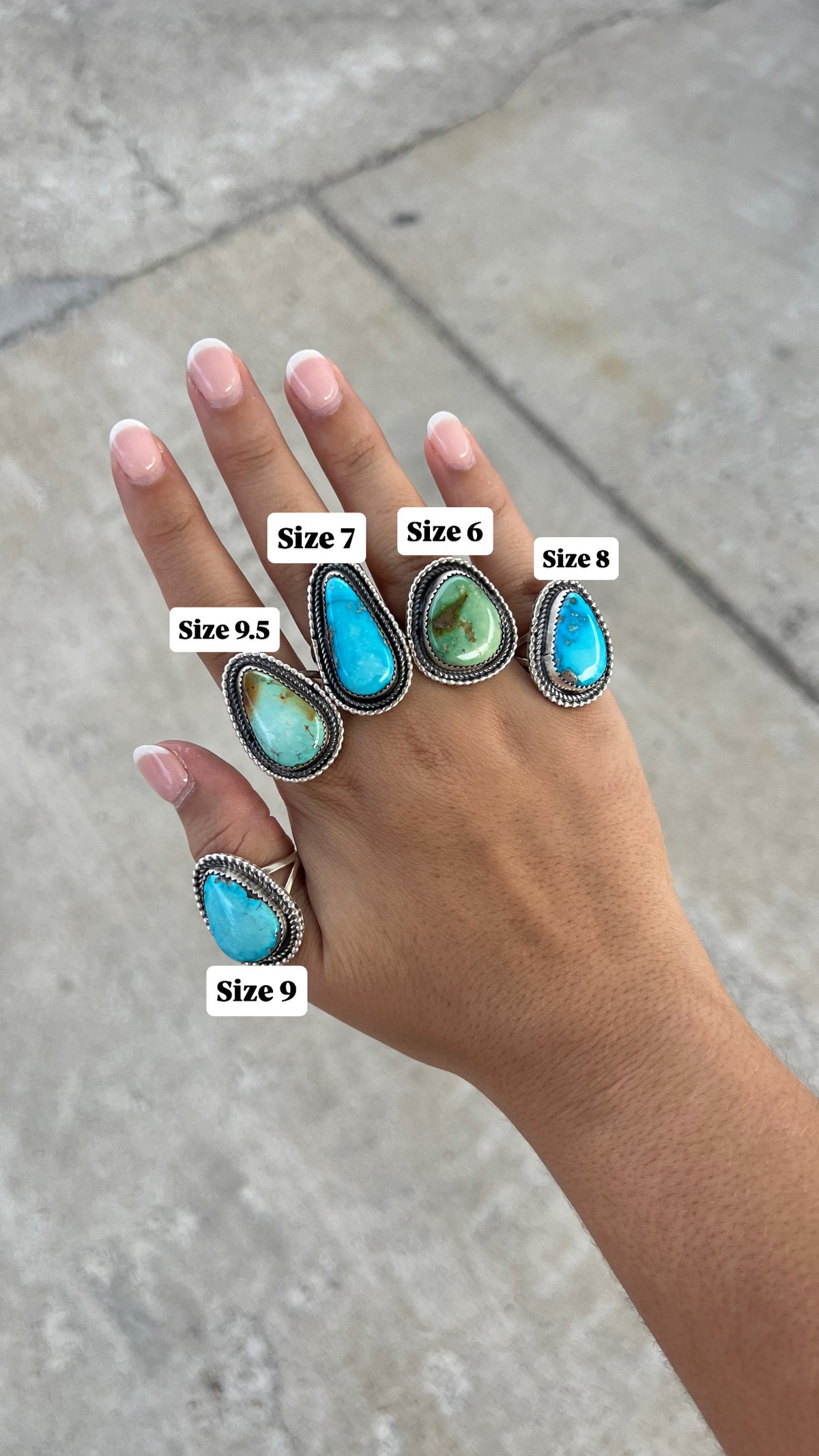 The Covington Genuine Turquoise Sterling Silver Ring