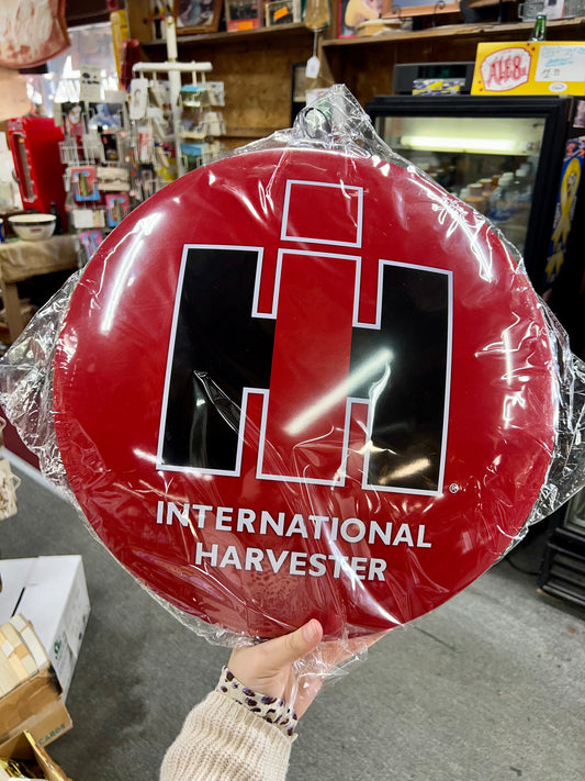International Harvester Logo Dome Sign