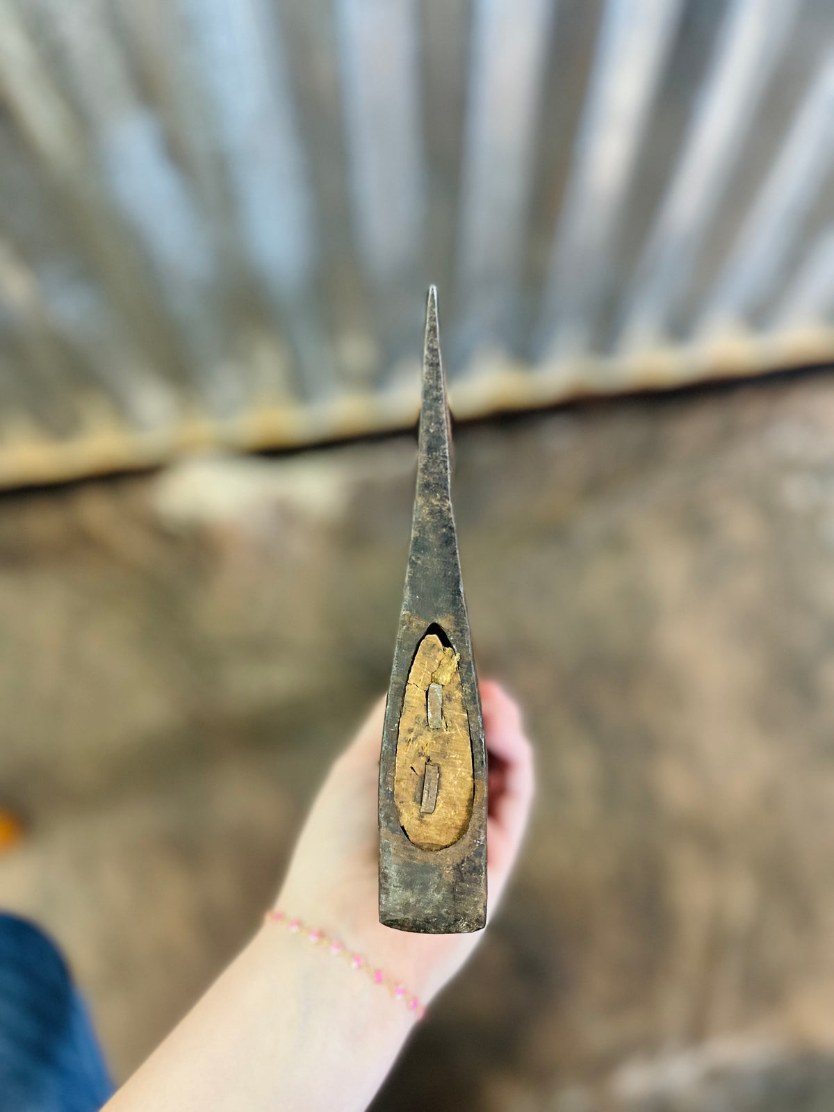 Single Bit Wooden Handled Hatchet