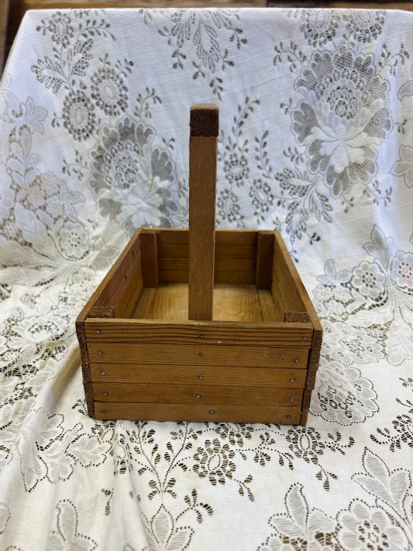 Vintage Wooden Caddy