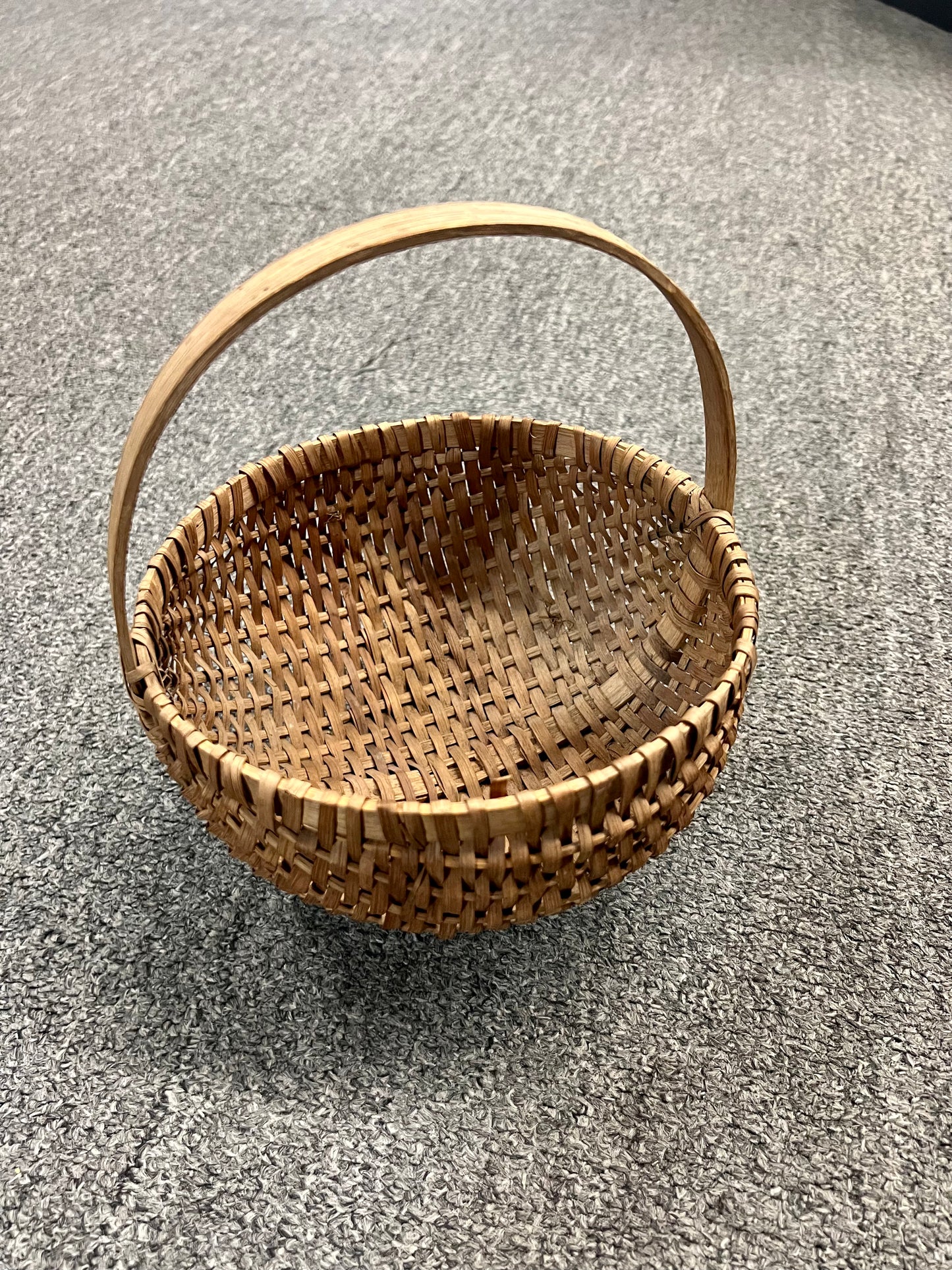 Dark Brown Round Basket