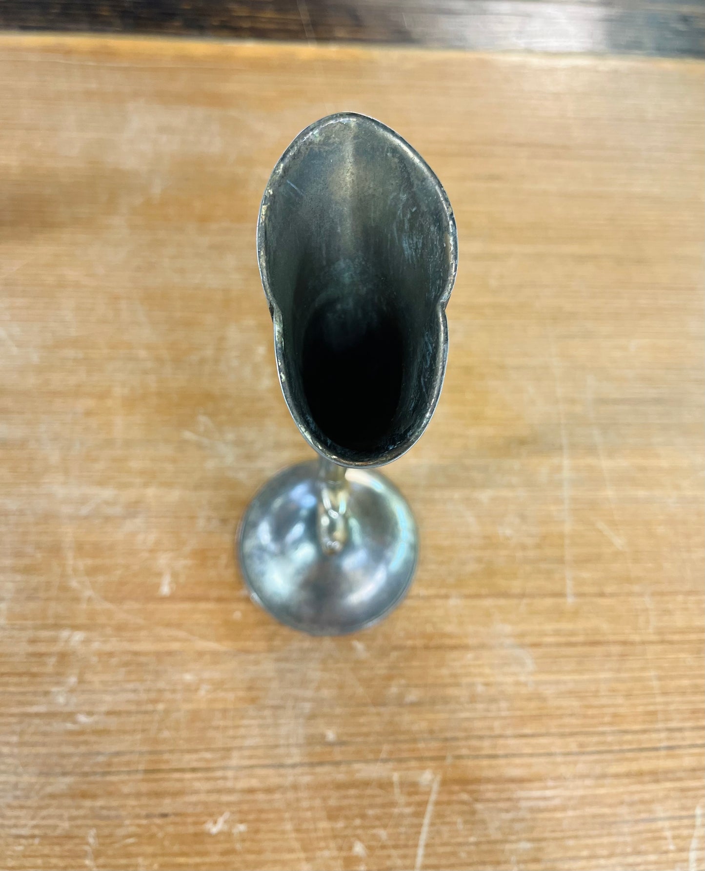 Vintage Metal Bud Vase