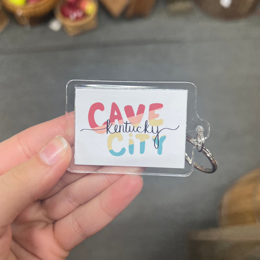 Cave City Acrylic Keychain