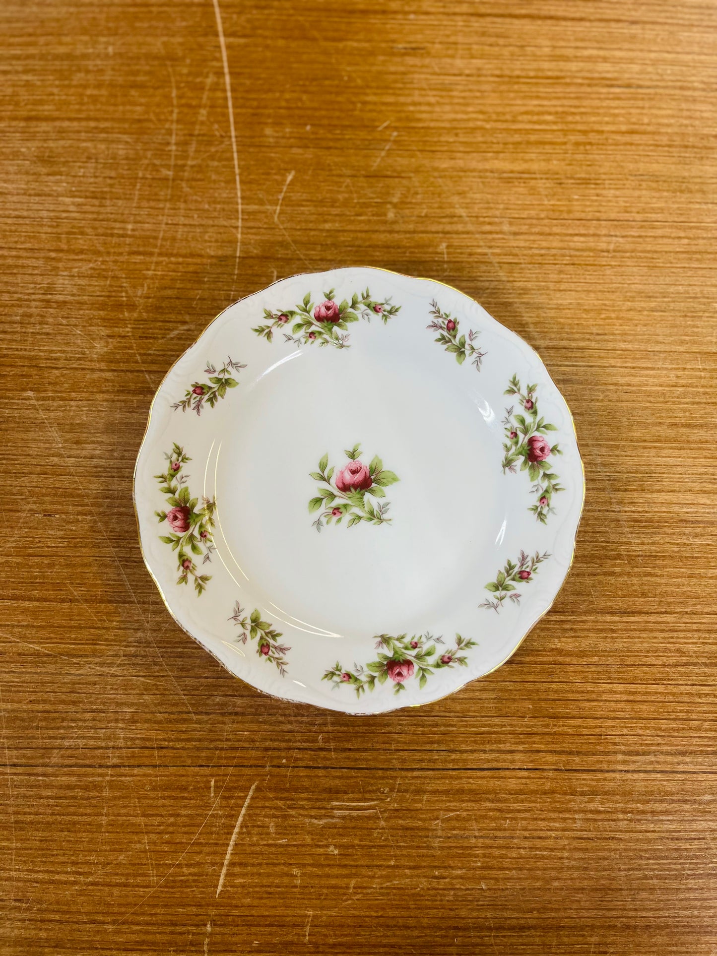 Vintage Johann Haviland Fine China Set With Moss Rose Print