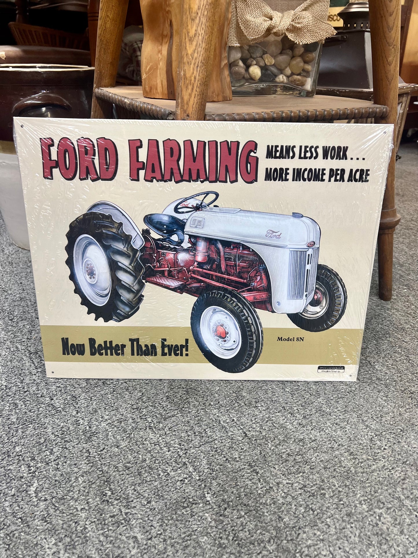 Ford Farming Better Than Ever Metal Sign