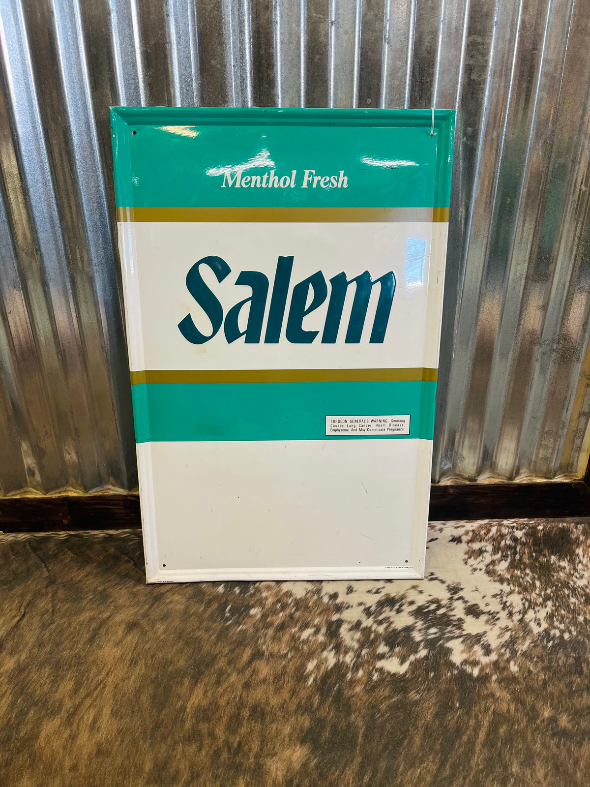 Vintage Salem Metal Sign