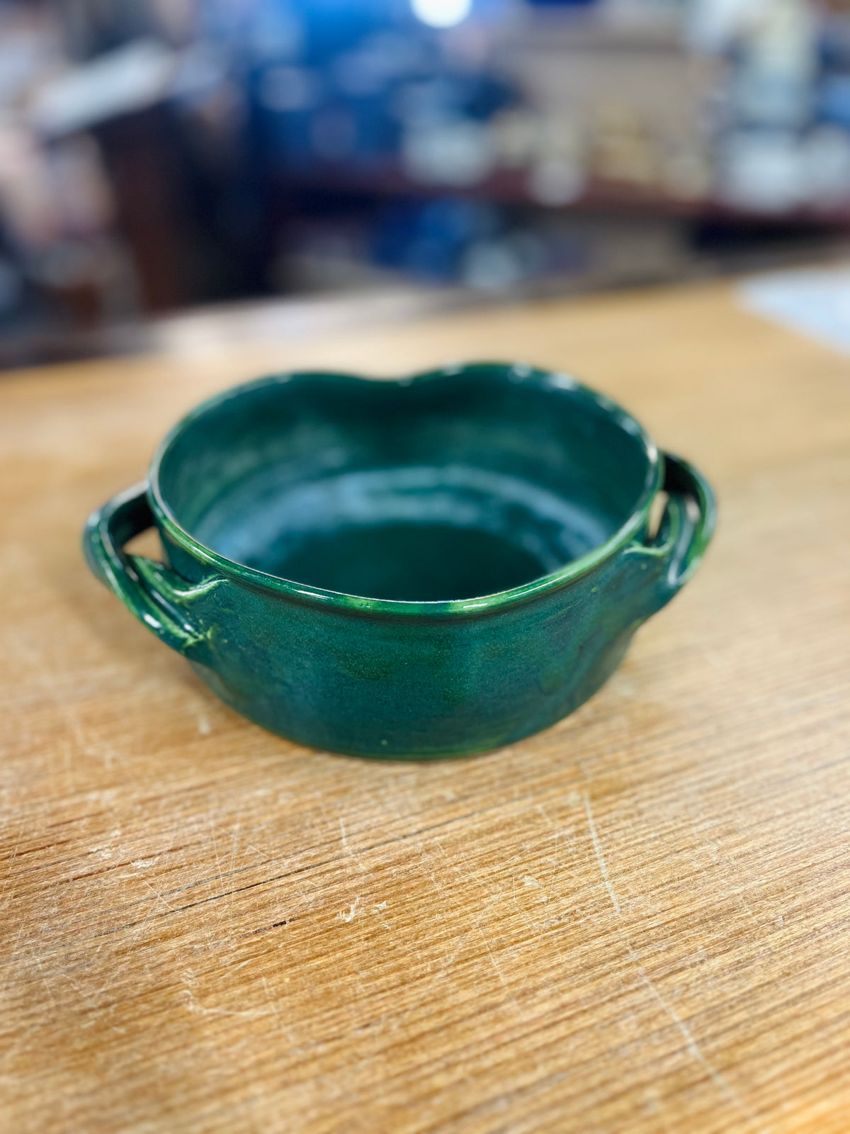 Vintage Heart Shaped Ceramic Bowl