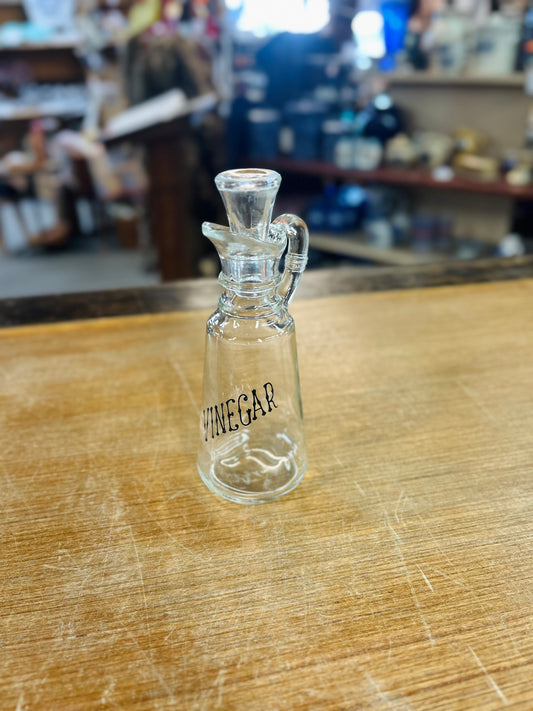 Vintage Glass Vinegar Cruet