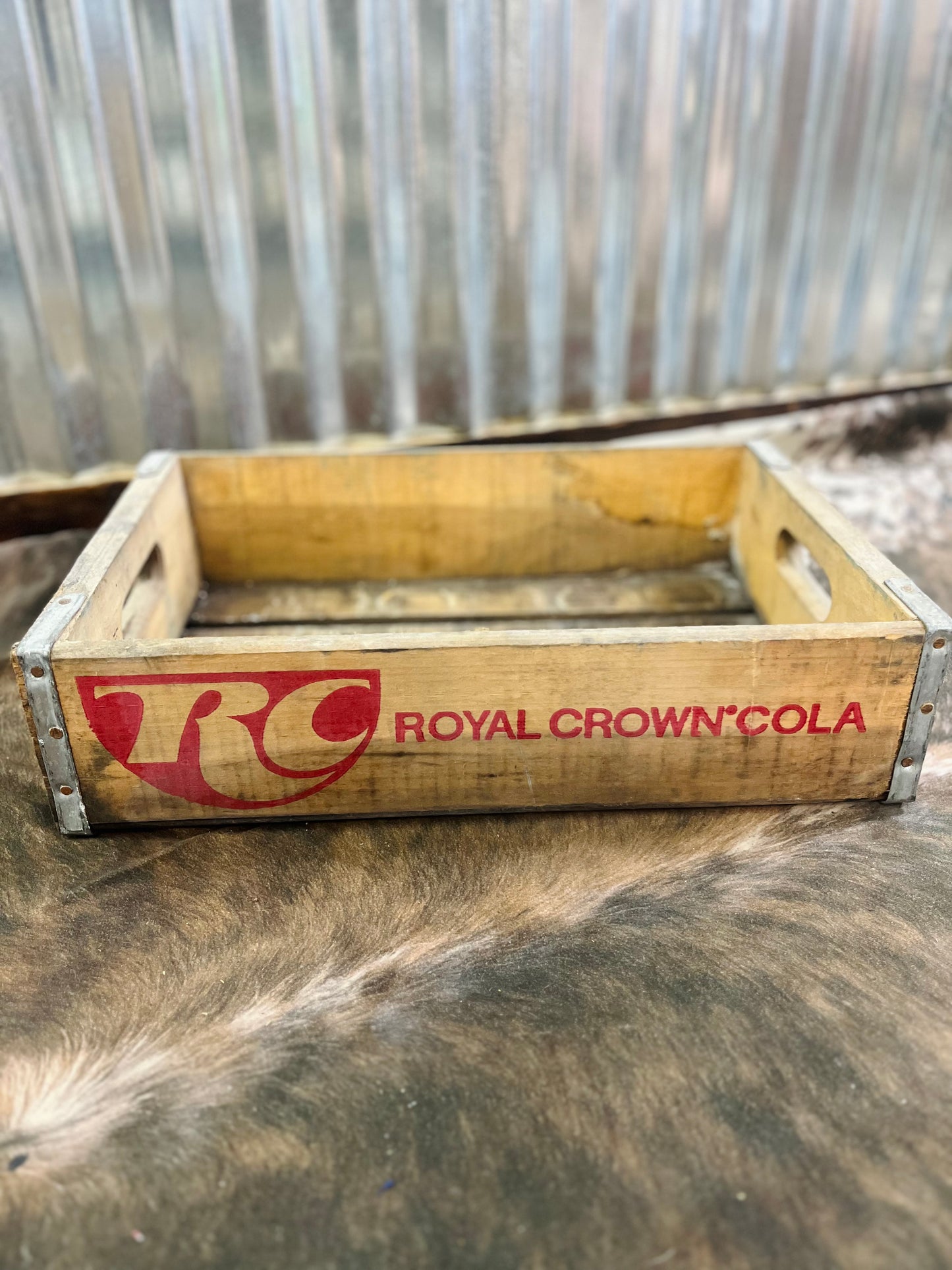 Vintage "RC" Royal Crown Cola Crate