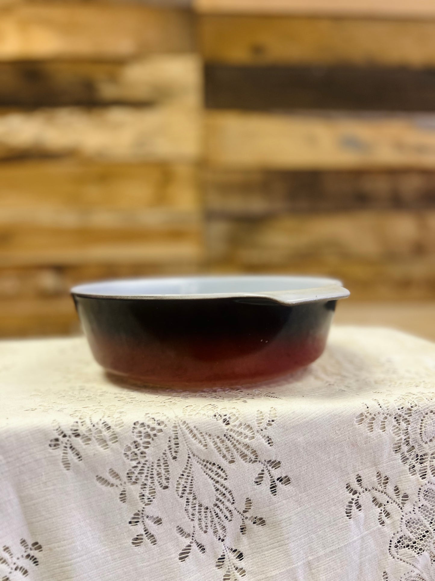 Vintage Fire King Two Toned Dish