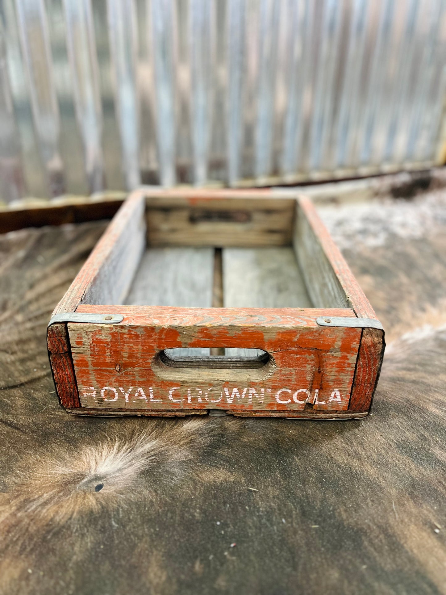 Vintage 1974 "RC" Royal Crown Cola Crate