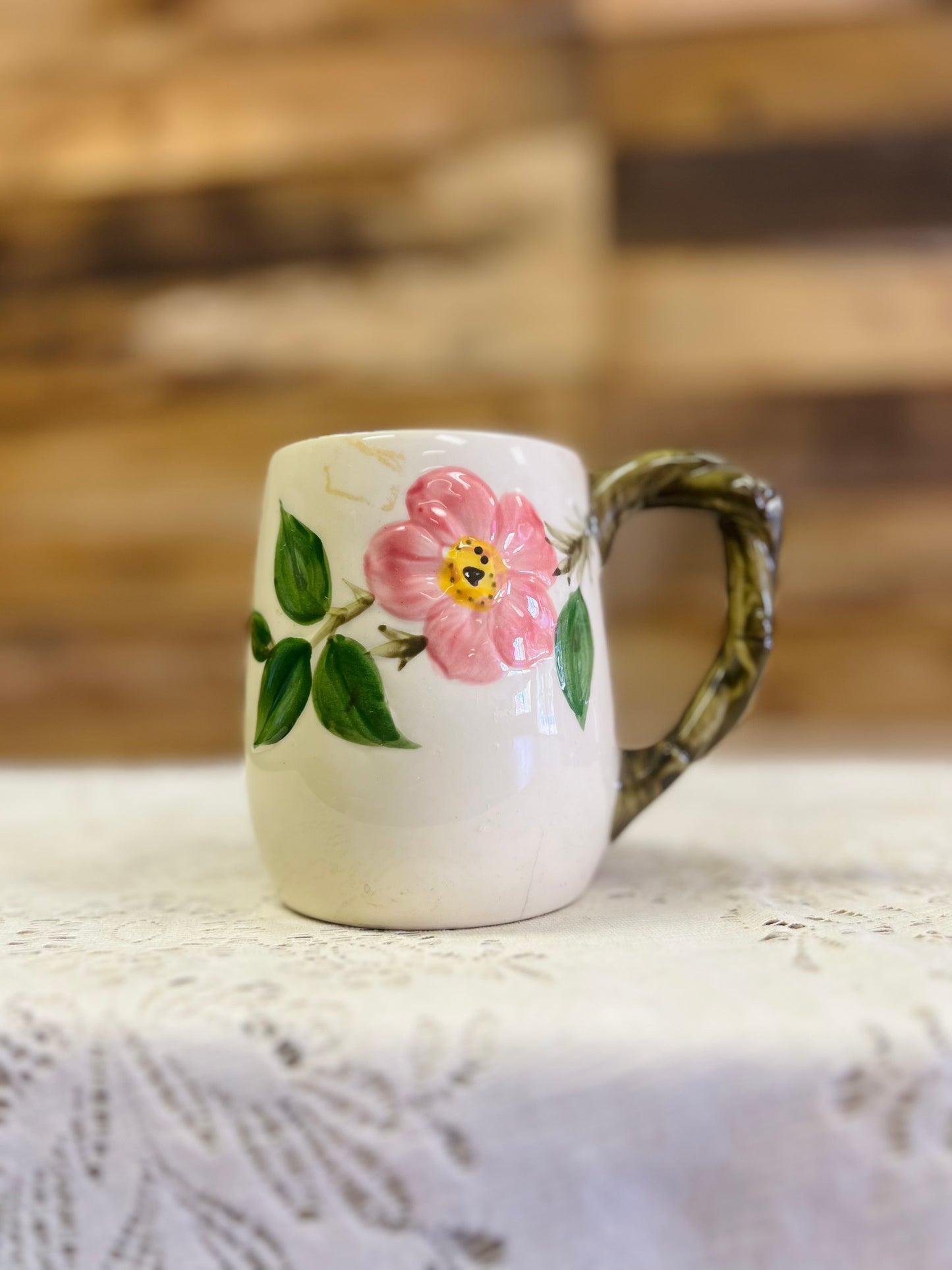Vintage Franciscan Floral Mug