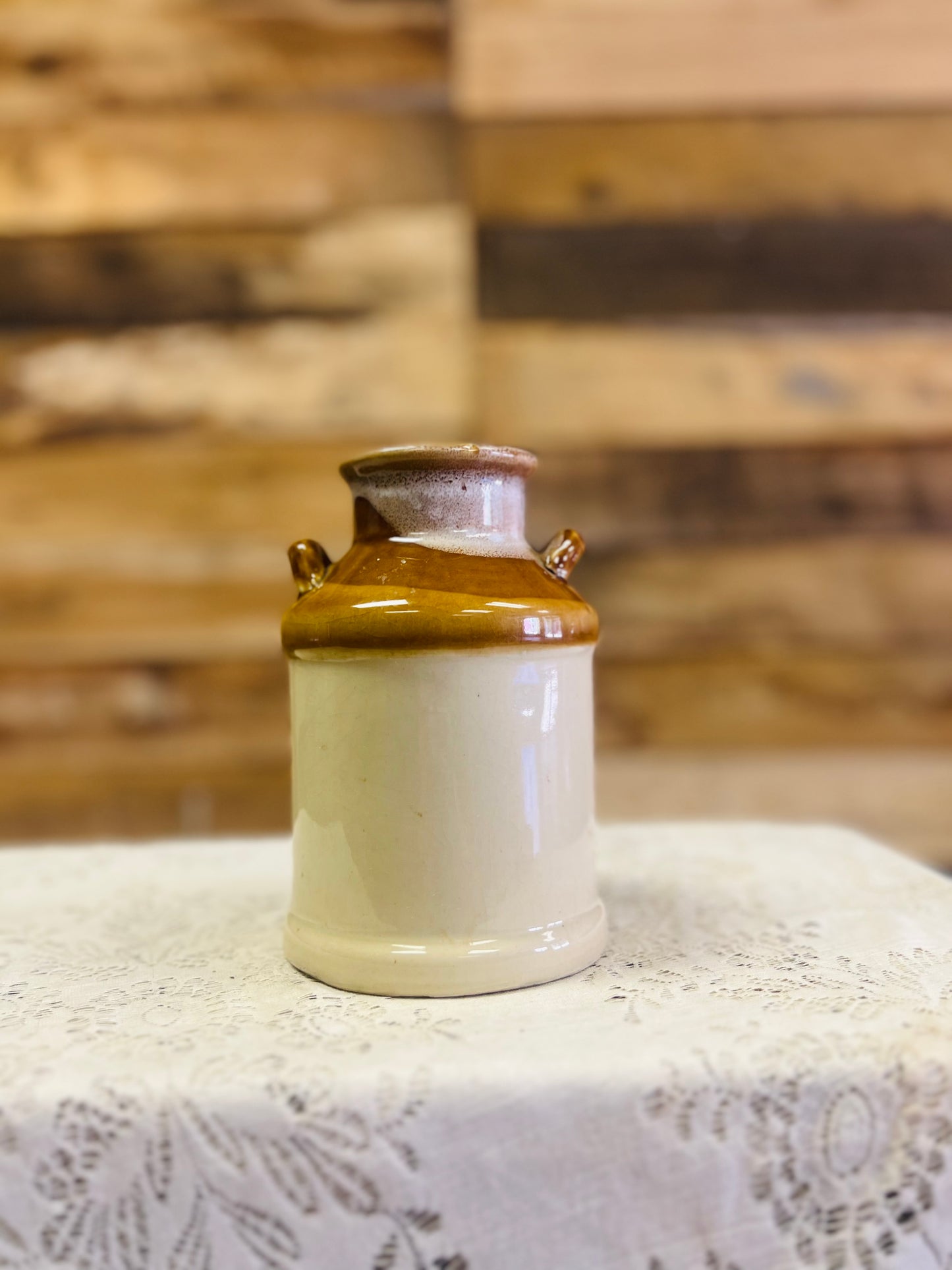 Vintage Two Toned Milk Jug