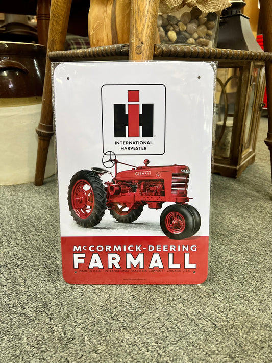 International Harvester Farmall Metal Sign (Small)