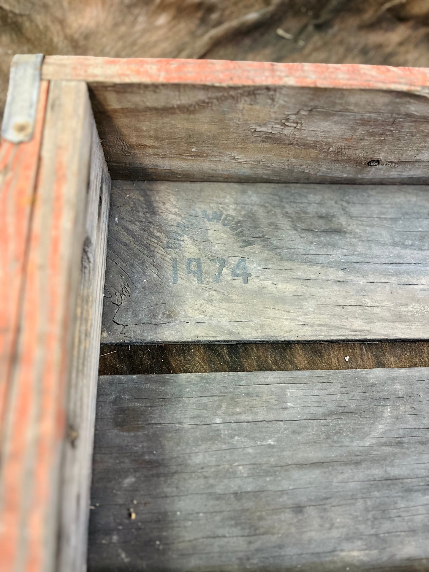 Vintage 1974 "RC" Royal Crown Cola Crate