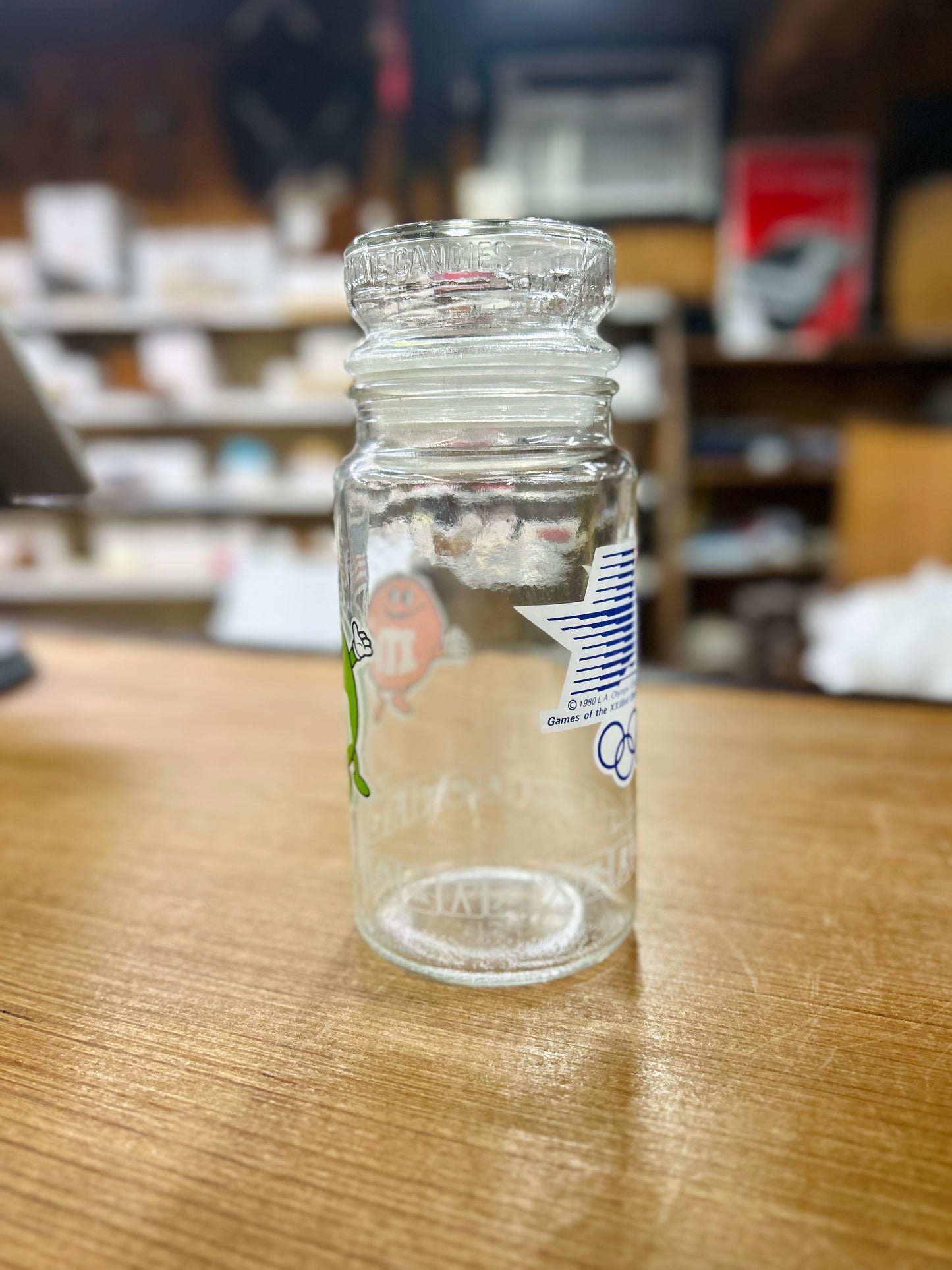 Vintage 1984 M&M's Olympic Jar