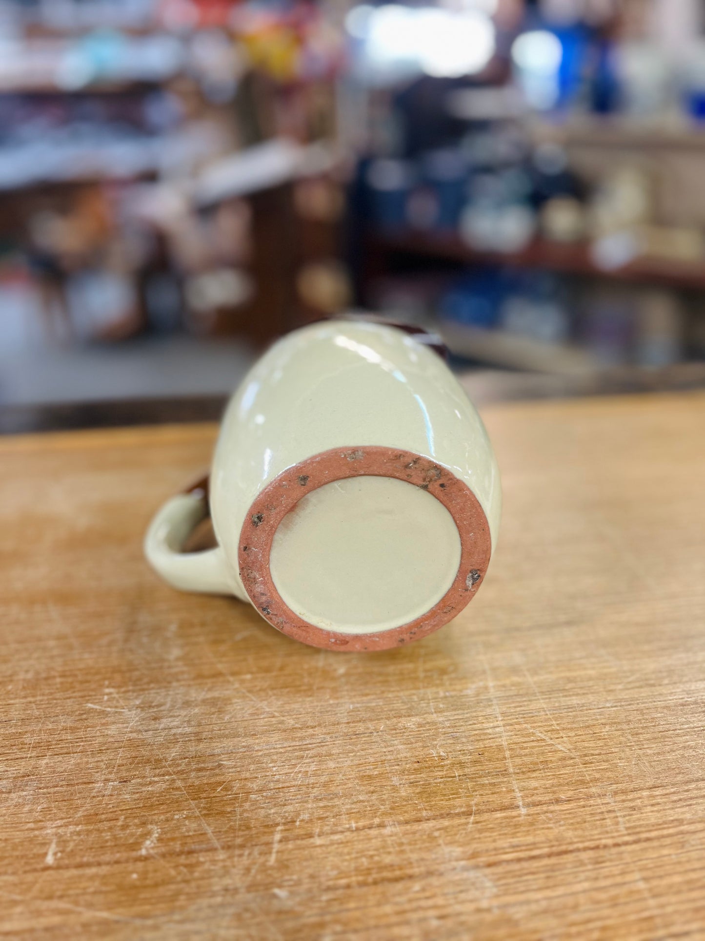 Vintage Pottery Water Pitcher