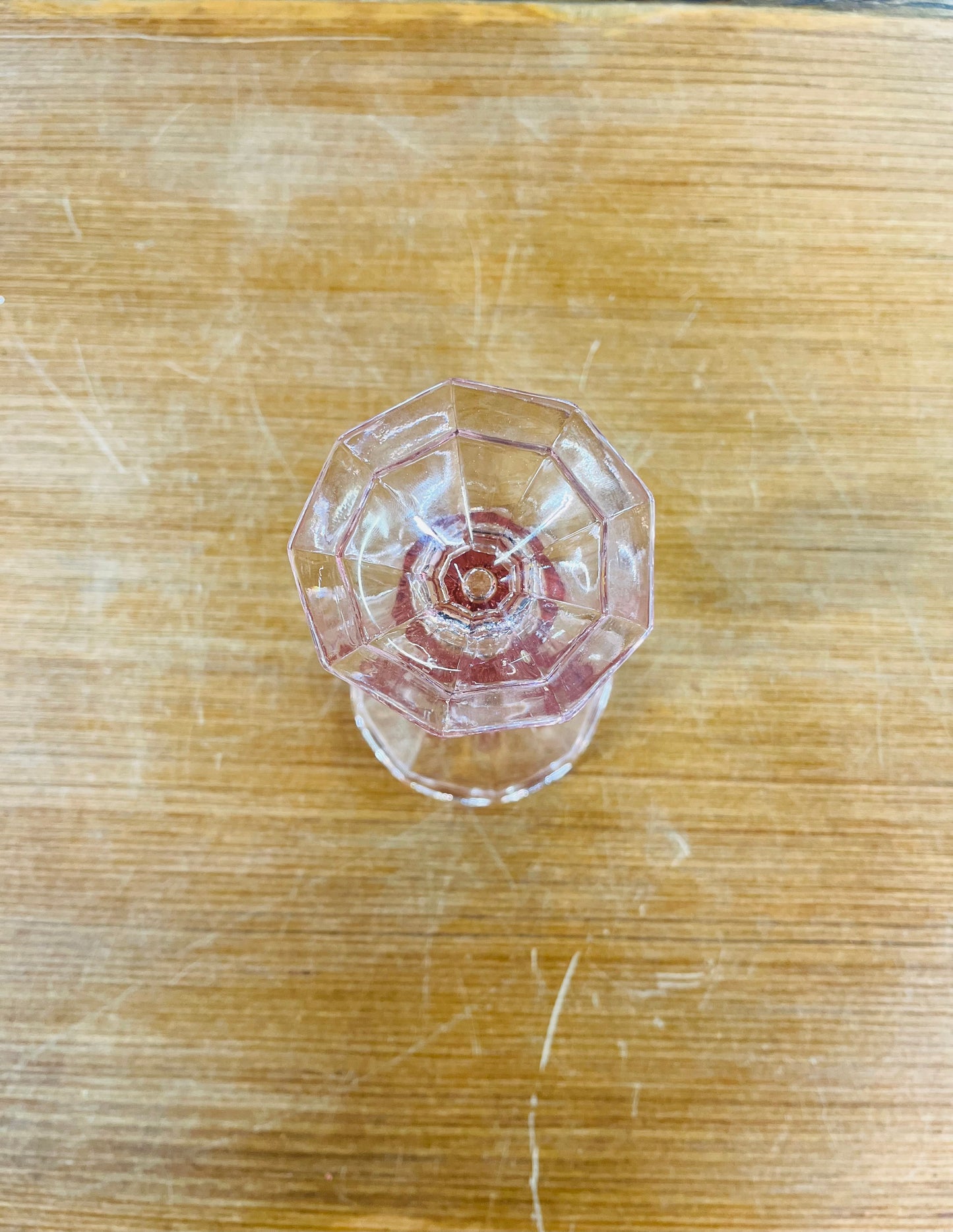 Vinatge Fostoria, Virginia Pink Flower Vase