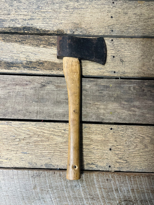 Single Bit Wooden Handled Hatchet