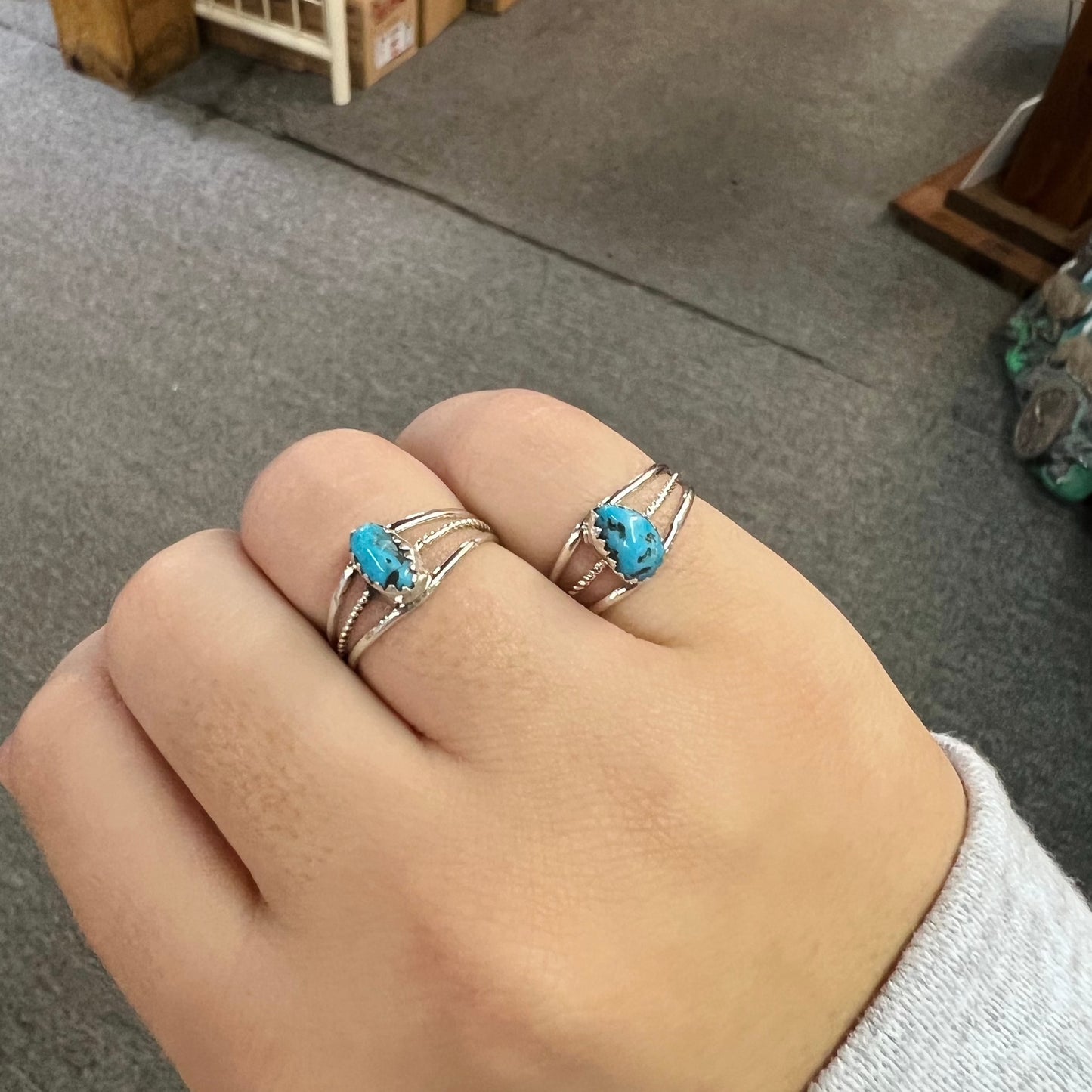 Lil Oval Turquoise Ring