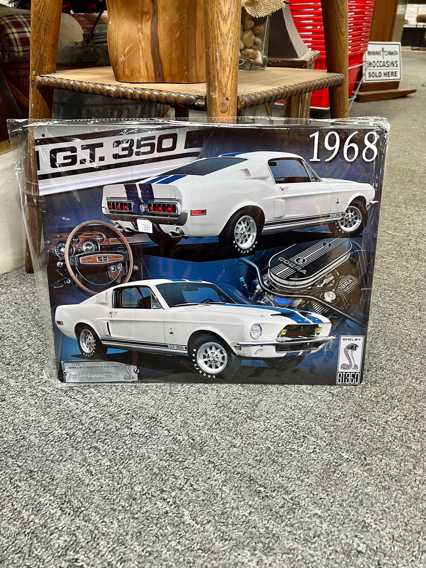 1968 Shelby G.T. 350 Metal Sign