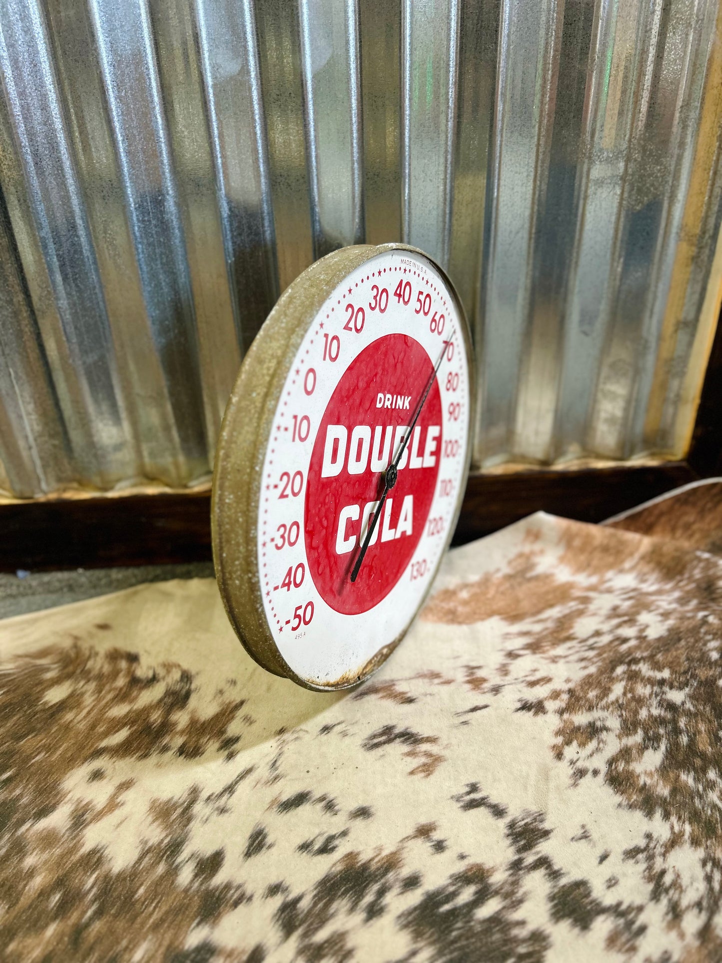 Vintage 1950's Drink Double Cola Clock