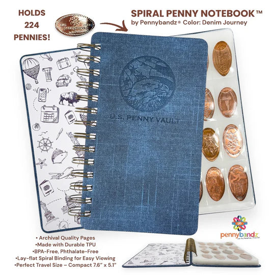 Spiral Penny Notebook™ by Pennybandz®