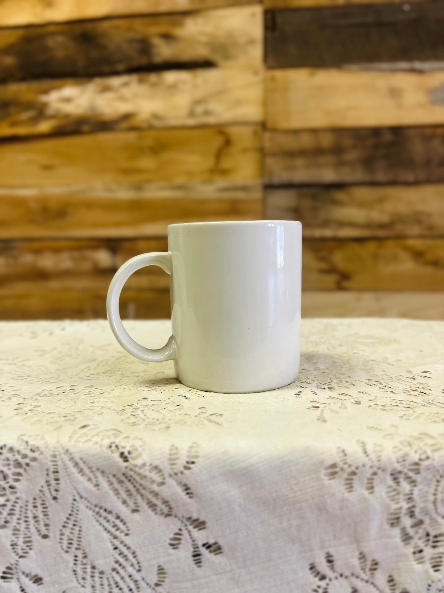 Vintage Blue Flower Mug