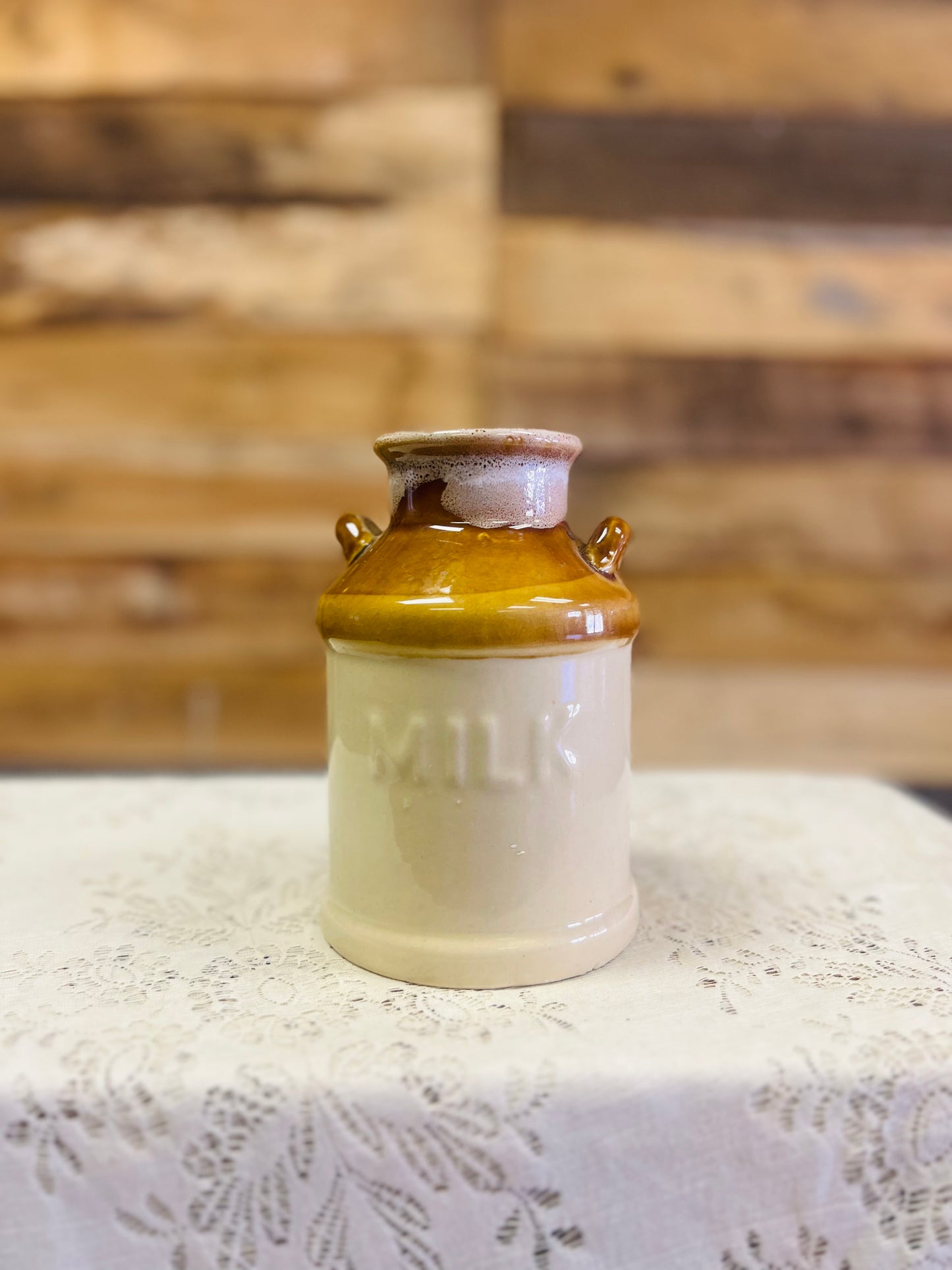 Vintage Two Toned Milk Jug