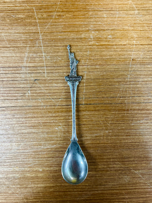 Vintage Collectible New York with Statue of Liberty Design Spoon