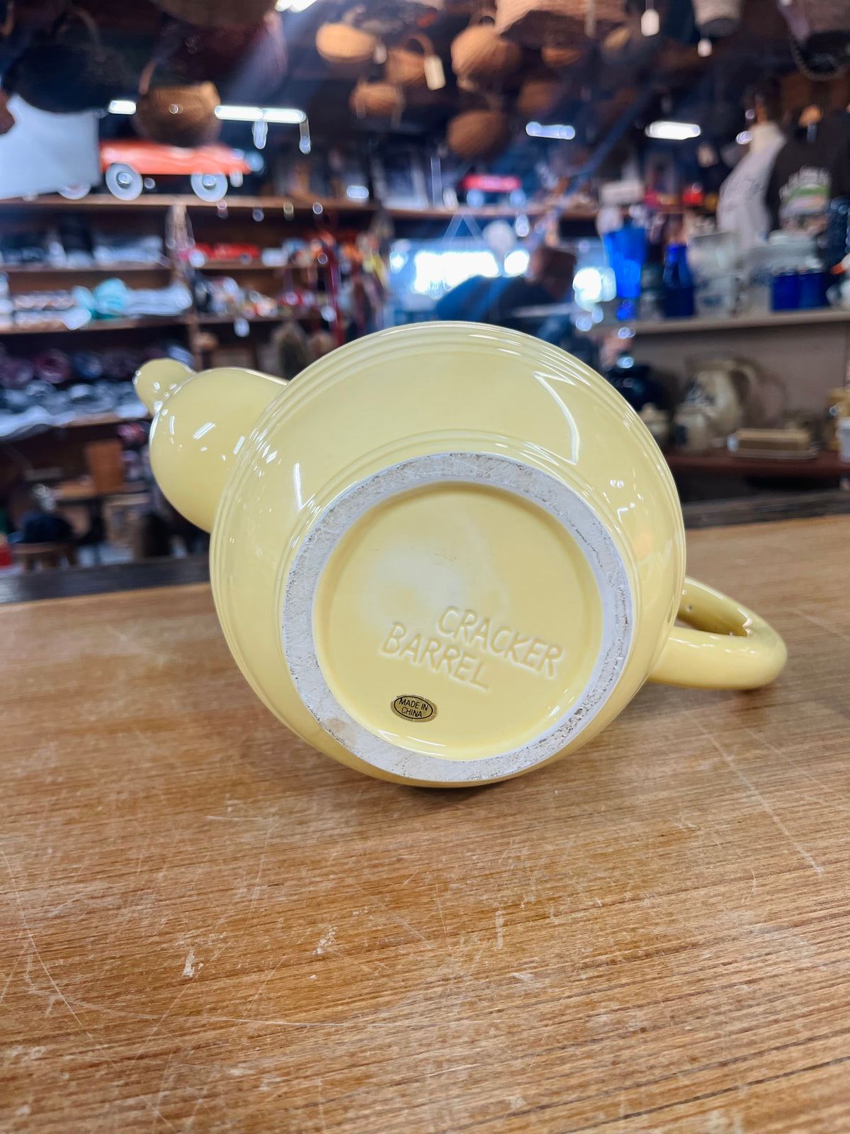 Vintage Cracker Barrel Teapot