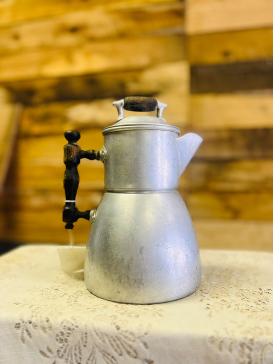 Vintage Wear-Ever Aluminum Stove Top Percolator