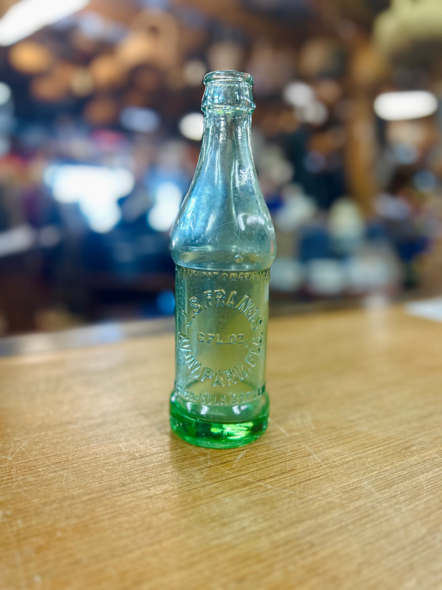 1923 Rare Green Coca-Cola Avon Park Florida Glass Bottle