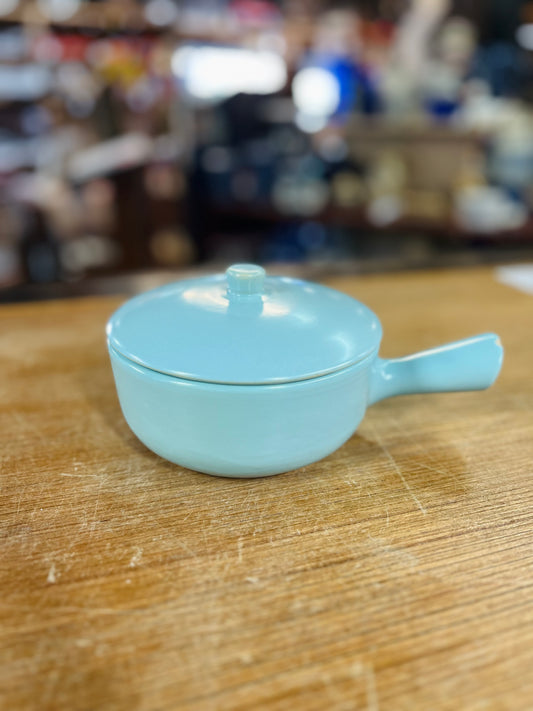 Vintage La Solana Pottery Bean Pot With Lid