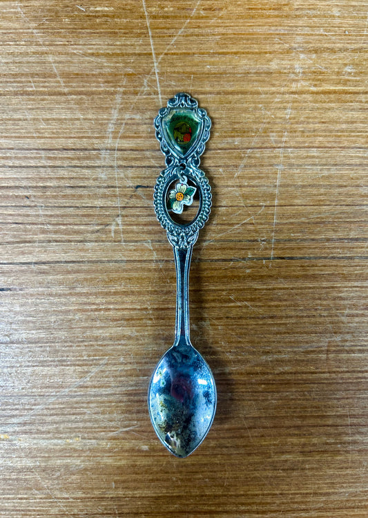 Vintage Collectible Pigeon Forge TN Spoon with Flower Charm