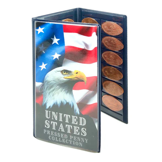 Penny Collector book classic Penny Passport Tri-Fold style by Pennybandz