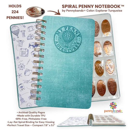 Spiral Penny Notebook™ by Pennybandz®