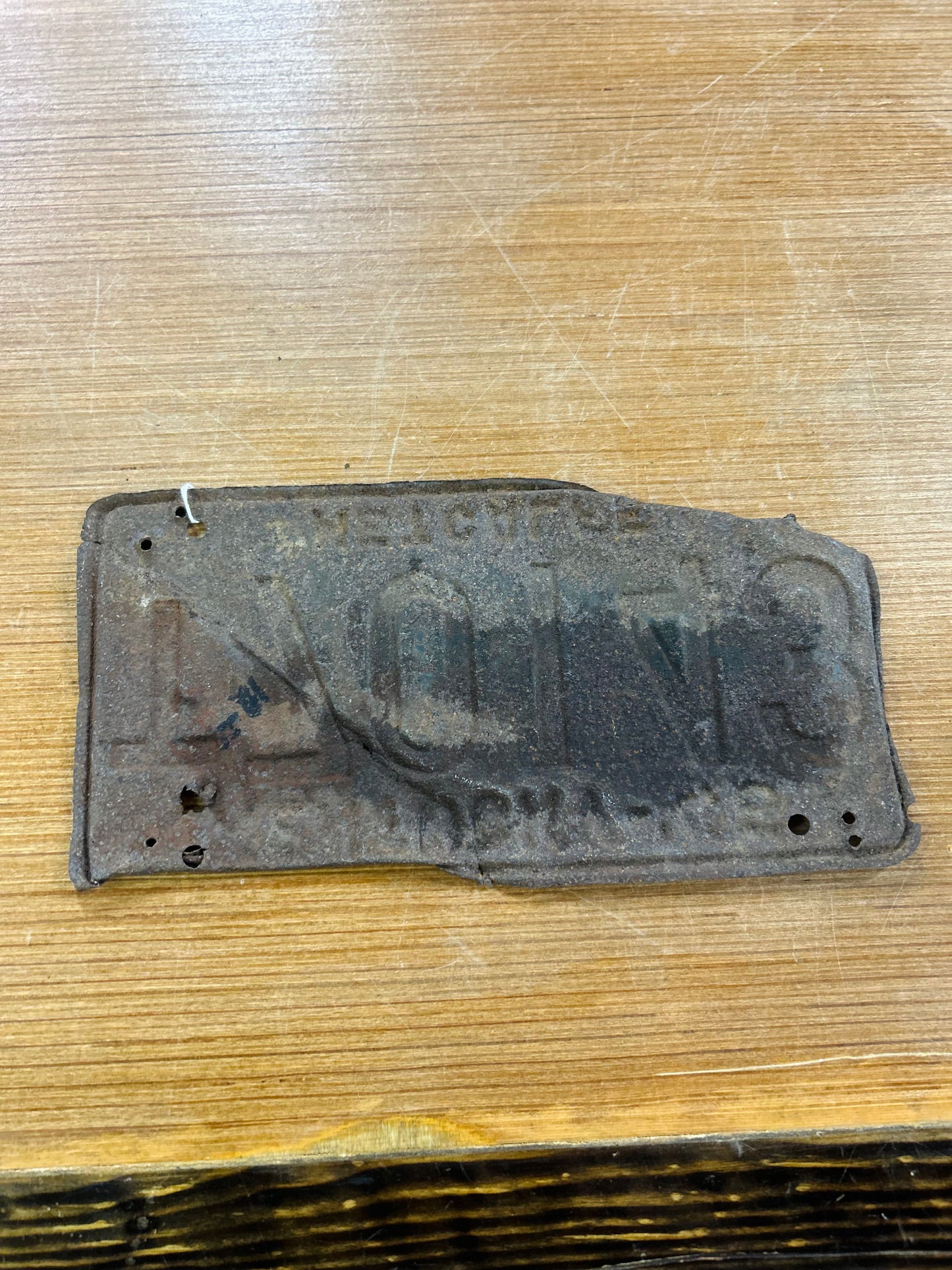 Vintage 1946 Kentucky Metcalfe Co License Plate