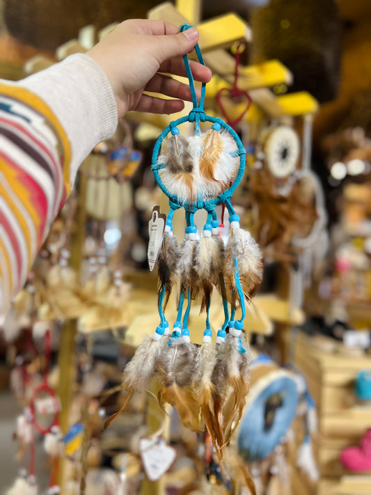 Mandella With Rabbit Fur Dream Catcher