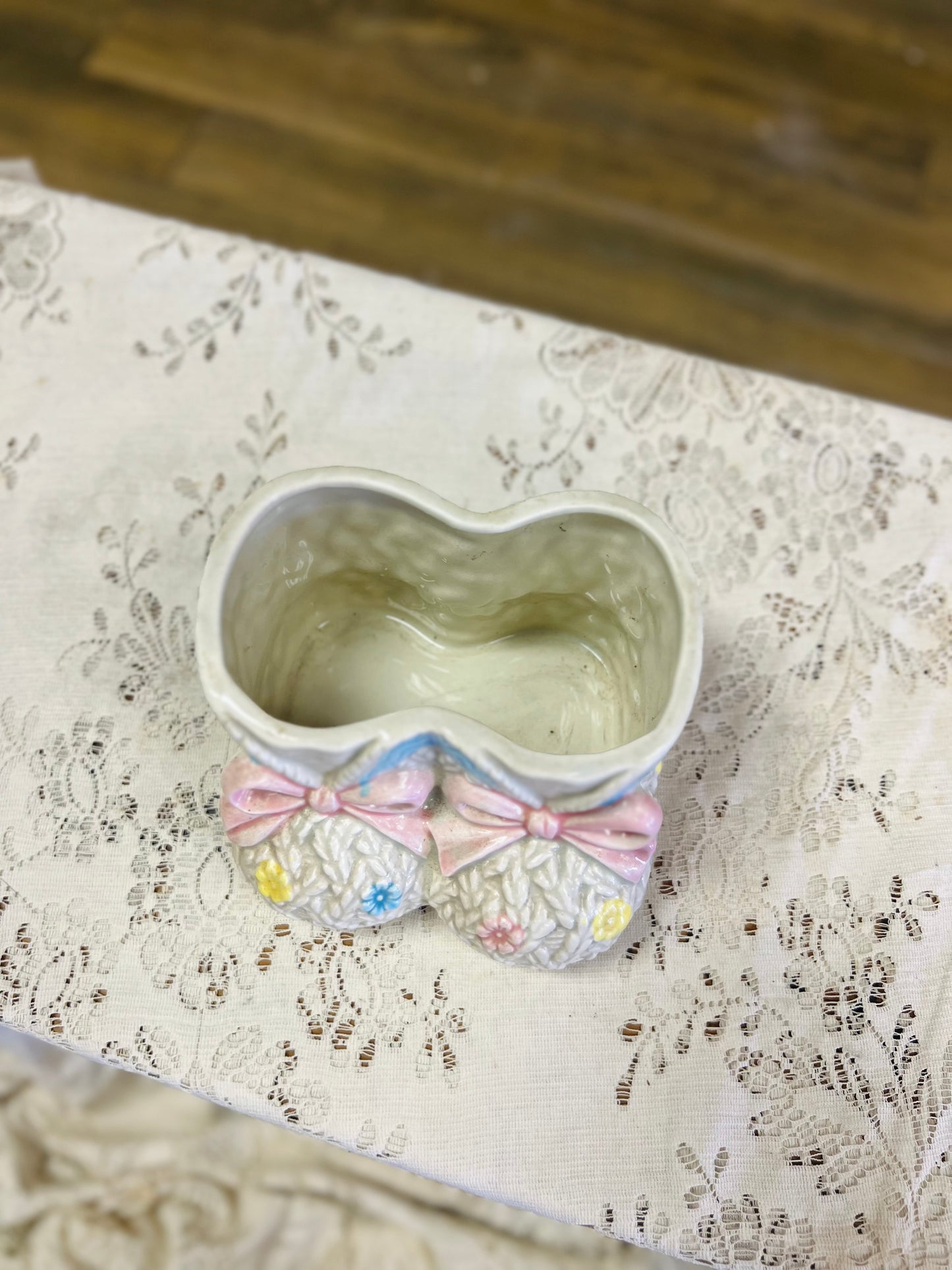 Vintage Giftwares Co. Nancy Pew Baby Booties Planter