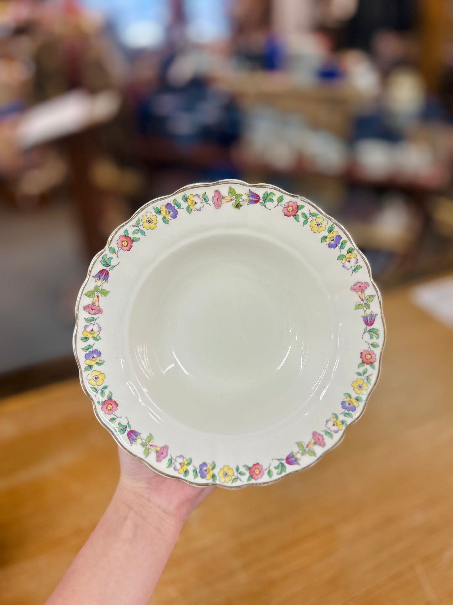 Grindley Marlbrough Royal Petal Soup Bowl